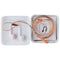 Happy Plugs 3.5mm Wired Earbud Headphones with Mic and Remote - Rose Gold (7737)