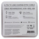 Happy Plugs (2m) Charge/Sync Cable - Lightning 8-Pin to USB-A - Pink Gold (9932)
