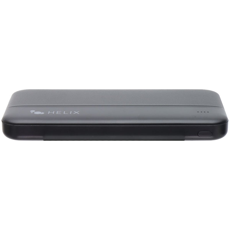 Helix 10,000 mAh Power Bank with Dual USB-A Ports - Black