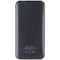 Helix 10,000 mAh Power Bank with Dual USB-A Ports - Black