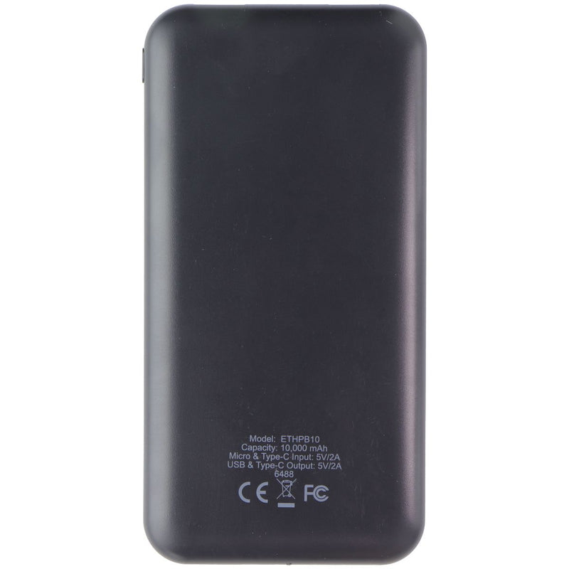 Helix 10,000 mAh Power Bank with Dual USB-A Ports - Black