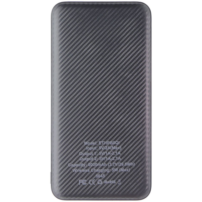 Helix TurboVolt+ 8,000mAh Wireless Power Bank with Dual USB-A Ports