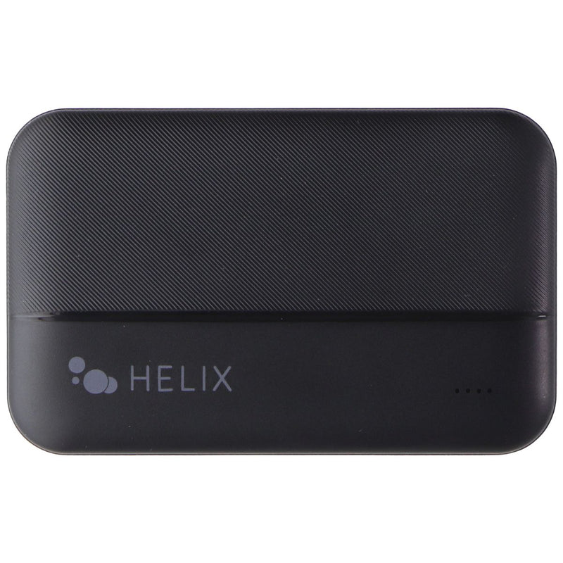 Helix 5,000 mAh Power Bank with Dual USB-A Ports & USB-C - Black