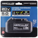 Hercules 20V Li-Ion 5.0 Amp Hour Extended Performance XP Battery