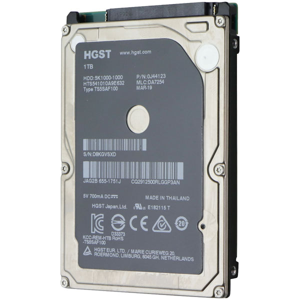 HGST (1TB) 2.5 SATA HDD 5400RPM Hard Drive (5K1000-1000)