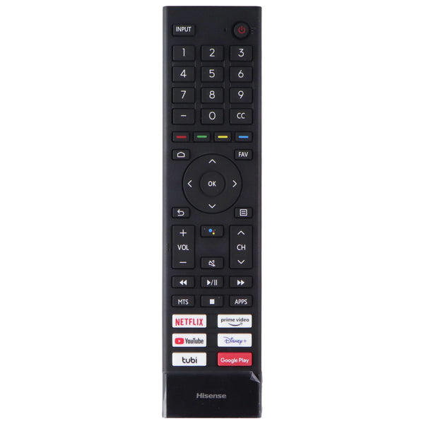 Hisense Remote Control w/ Netflix/Prime/YouTube/Disney/Tubi/Google Play ERF3F80H