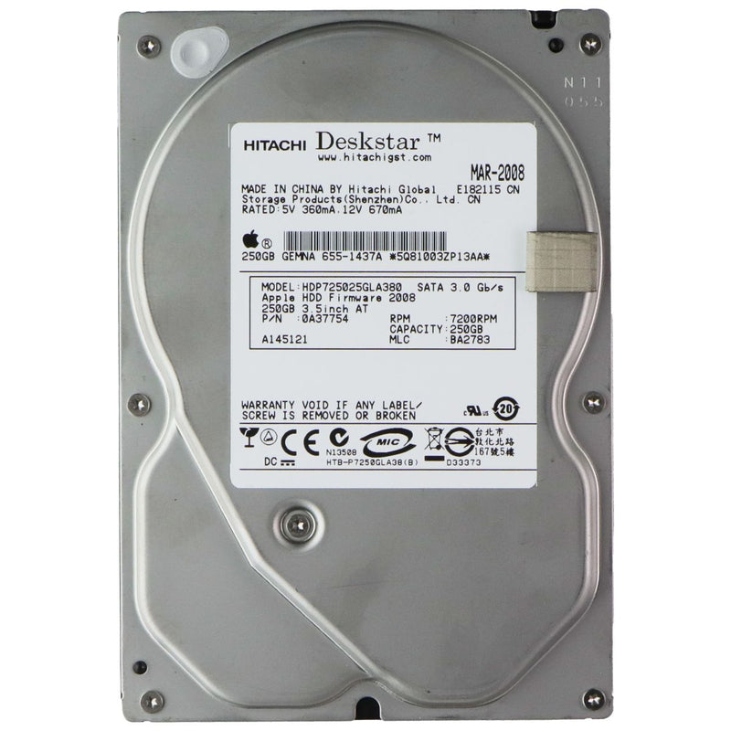 Hitachi Deskstar 250GB 3.5-inch SATA II HDD (HDP725025GLA380)