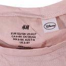 H&M Kids T-Shirt - Minnie Mouse "Hey!" - US 6X/7 (Pink)