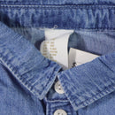 H&M Baby Button Down Long Sleeve Shirt - Denim (6M)