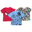 H&M 3-Pack Printed T-Shirts for Toddlers - Size 5T/6 - Marvel (Red/Blue/White)