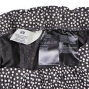 H&M Cotton Polka Dot Shorts - Black and White Size 8