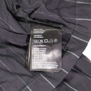 H&M Divided Series Cropped Button Down Blouse - Black with Stripes (XS)