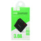 Hoco. (3 Port) C15 3A USB Wall Charger with LED Display - Black