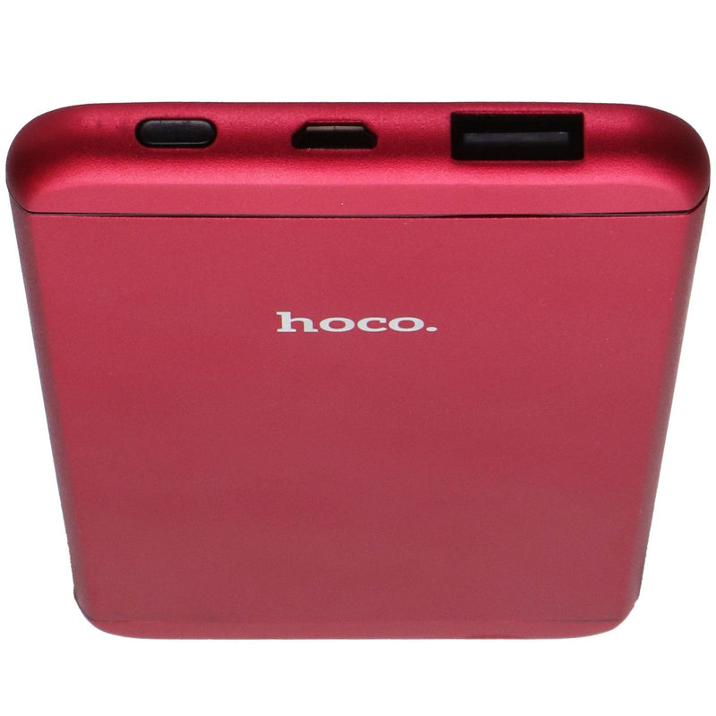Hoco. (6000mAh) Dual Port Portable Power Bank w/Micro USB Cable - Red UPB03-6000