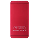 Hoco. (6000mAh) Dual Port Portable Power Bank w/Micro USB Cable - Red UPB03-6000