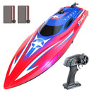 HOLYFUN HF812 Full Proportional High Speed Remote Control Boat - Blue/Red