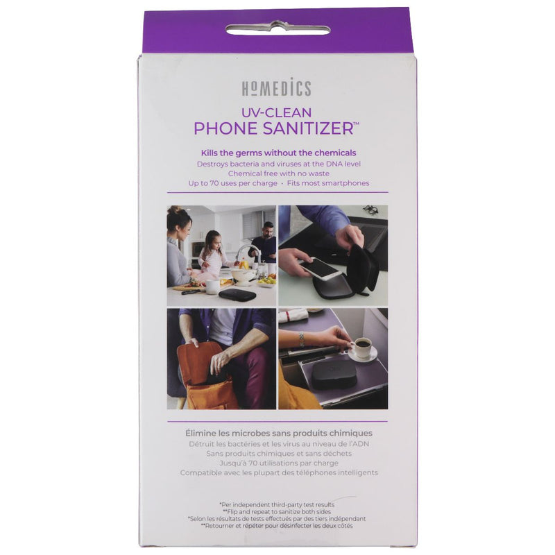 HoMedics UV-Clean Phone Sanitizer - Black (SAN-PH100-BK-EF)