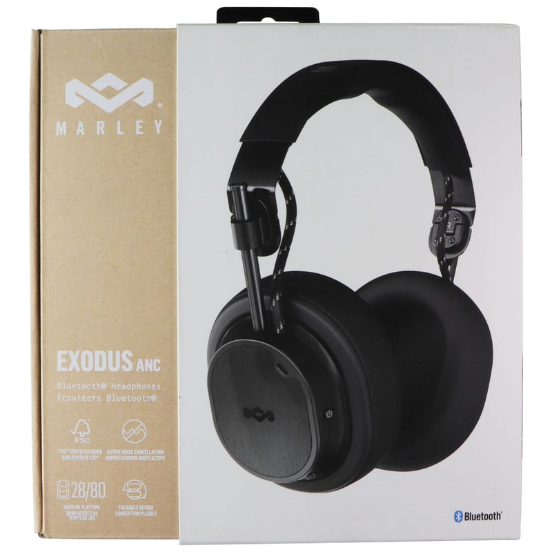 Marley Exodus ANC Bluetooth Headphones - Black