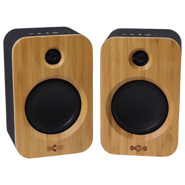 Marley Get Together Duo True Wireless Bluetooth Bookshelf Speakers - Wood/Black