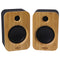 Marley Get Together Duo True Wireless Bluetooth Bookshelf Speakers - Wood/Black