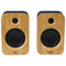 Marley Get Together Duo True Wireless Bluetooth Bookshelf Speakers - Wood/Black