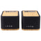 Marley Get Together Duo True Wireless Bluetooth Bookshelf Speakers - Wood/Black