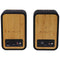Marley Get Together Duo True Wireless Bluetooth Bookshelf Speakers - Wood/Black