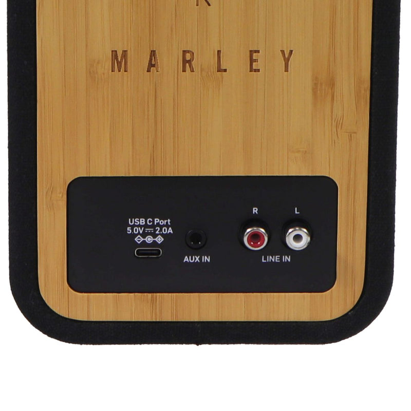 Marley Get Together Duo True Wireless Bluetooth Bookshelf Speakers - Wood/Black