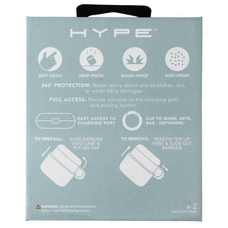 Hype Carrying Case for Apple AirPods 3rd Generation - Gray