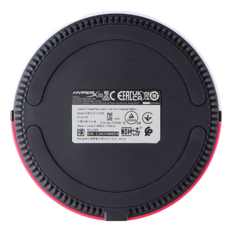 HyperX ChargePlay Quad 2 Joy-Con Charging Station (CP008) - Red/White/Black