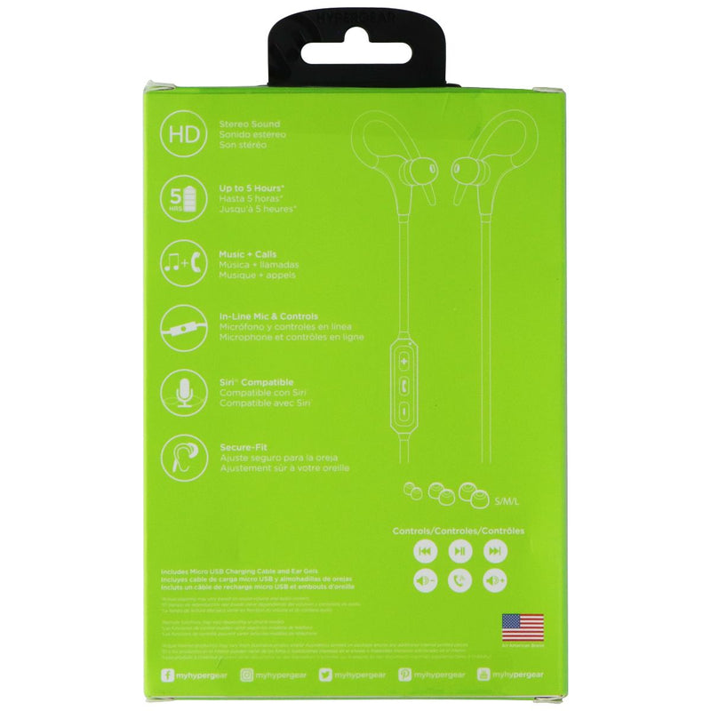 HyperGear Marathon Sport Wireless Bluetooth Earphones - Neon Yellow