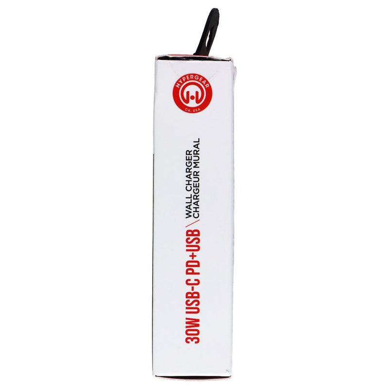 HyperGear 30W (2 Port) USB-C PD and USB-A Wall Charger - White (HYG-30DPD)