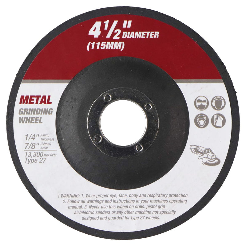 Hyper Tough 6-Amp Corded 4.5-inch Angle Grinder with Handle (AQ15026G)