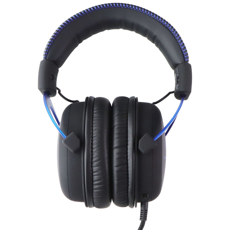Official PlayStation Wired HyperX Cloud Gaming Headset for PS4/PS5 - Black/Blue