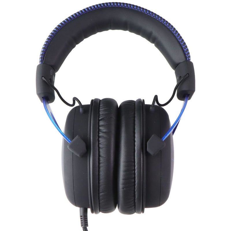 Official PlayStation Wired HyperX Cloud Gaming Headset for PS4/PS5 - Black/Blue