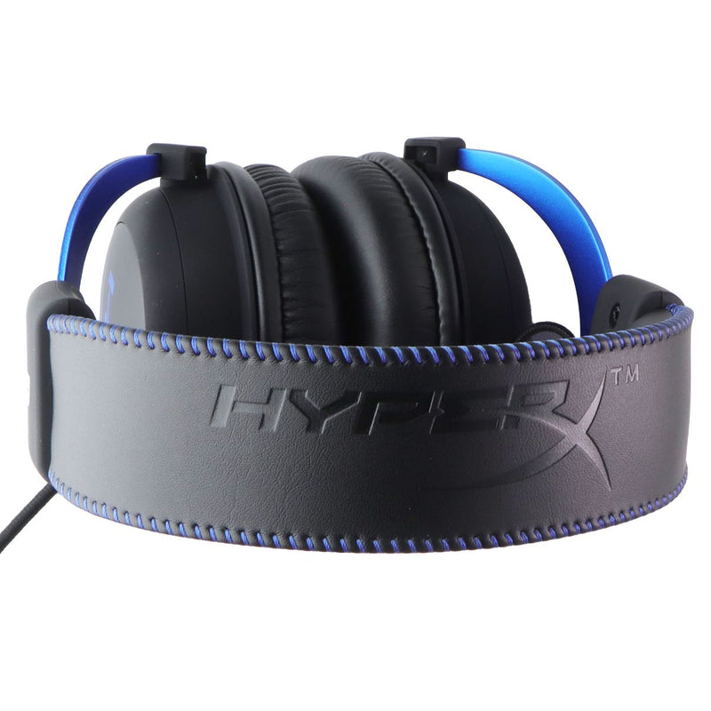 Official PlayStation Wired HyperX Cloud Gaming Headset for PS4/PS5 - Black/Blue