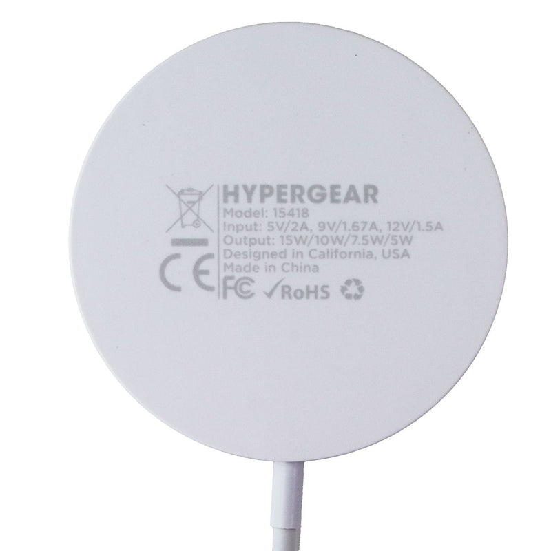 HyperGear (USB-C) Portable Magnetic Fast Wireless MagSafe/Qi Charge Pad (15418)