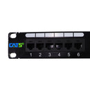 ICC Cat5e 24 Port 1U 19-inch Network Patch Panel - (ICMPP0245E) Black
