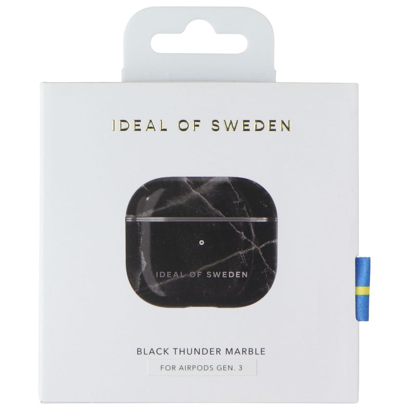iDeal of Sweden Printed Case for Apple AirPods 3rd Gen - Black Thunder Marble