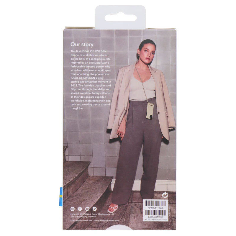 iDeal of Sweden Ordinary Necklace Case for Apple iPhone 13 Pro - Jet Black