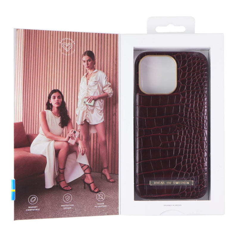 iDeal of Sweden Atelier Case for Apple iPhone 13 Pro - Scarlet Croco