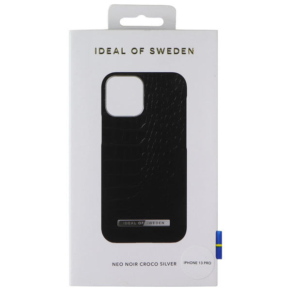 iDeal of Sweden Atelier Case for Apple iPhone 13 Pro - Neo Noir Croco Silver