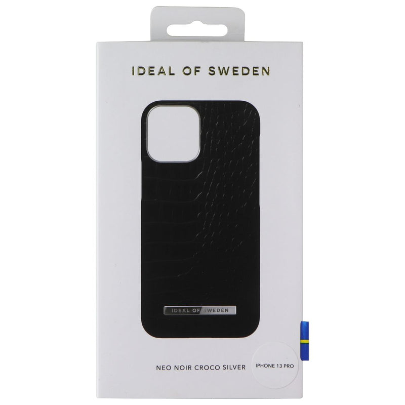 iDeal of Sweden Atelier Case for Apple iPhone 13 Pro - Neo Noir Croco Silver