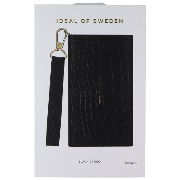 iDeal of Sweden Cassette Clutch for Apple iPhone 13 - Black Croco