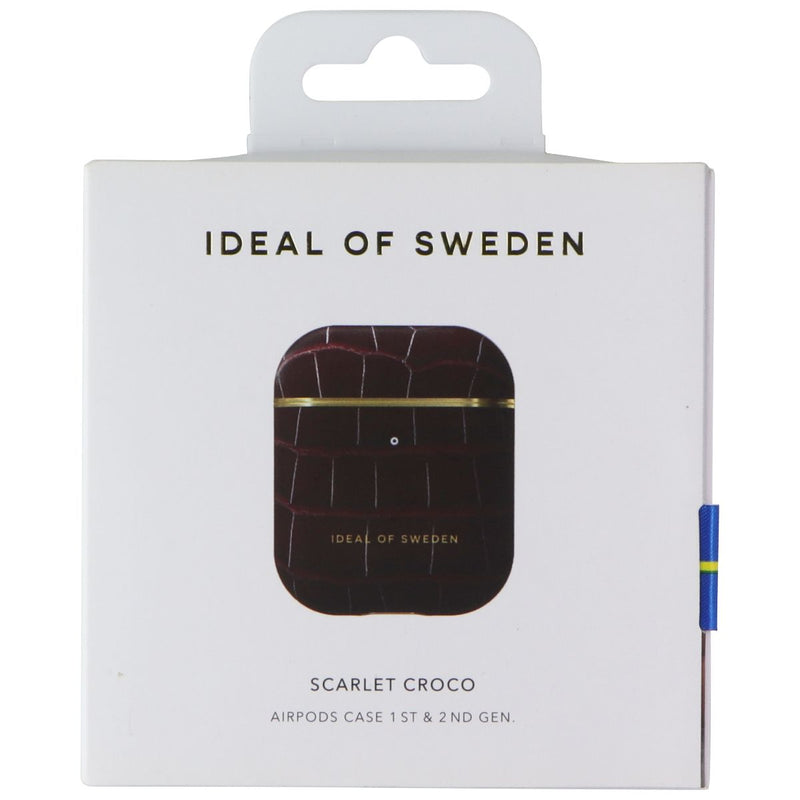 iDeal of Sweden Case for AirPods 1st Gen & 2nd Gen - Scarlet Croco