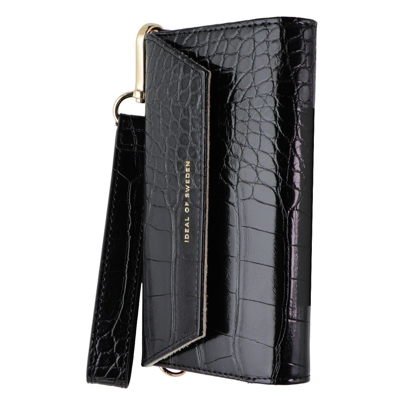 iDeal of Sweden Folio Wallet Case for iPhone 13 Pro - Black Croco