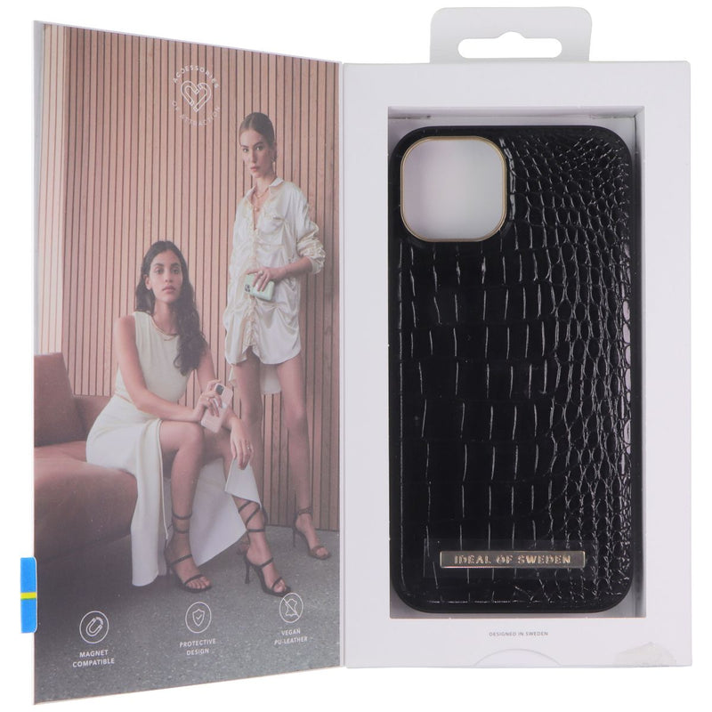iDeal of Sweden Atelier Case for Apple iPhone 13 - Neo Noir Croco Black
