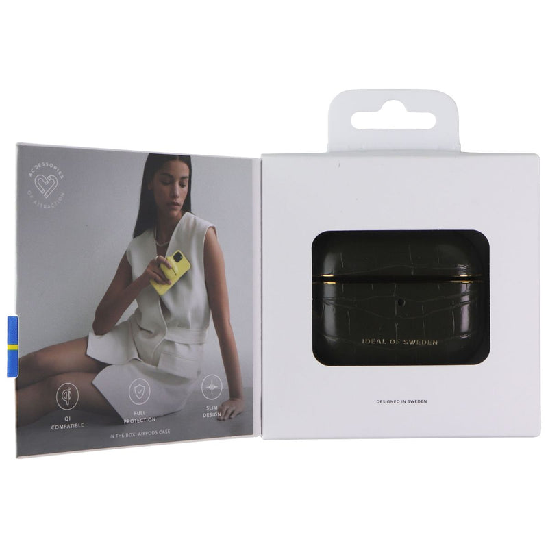 IDEAL OF SWEDEN Printed Case for Apple AirPods Pro 2 / Pro 1 - Khaki Croco