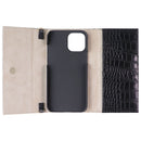 iDeal of Sweden Signature Clutch Case for iPhone 12 Pro Max - Jet Black Croco