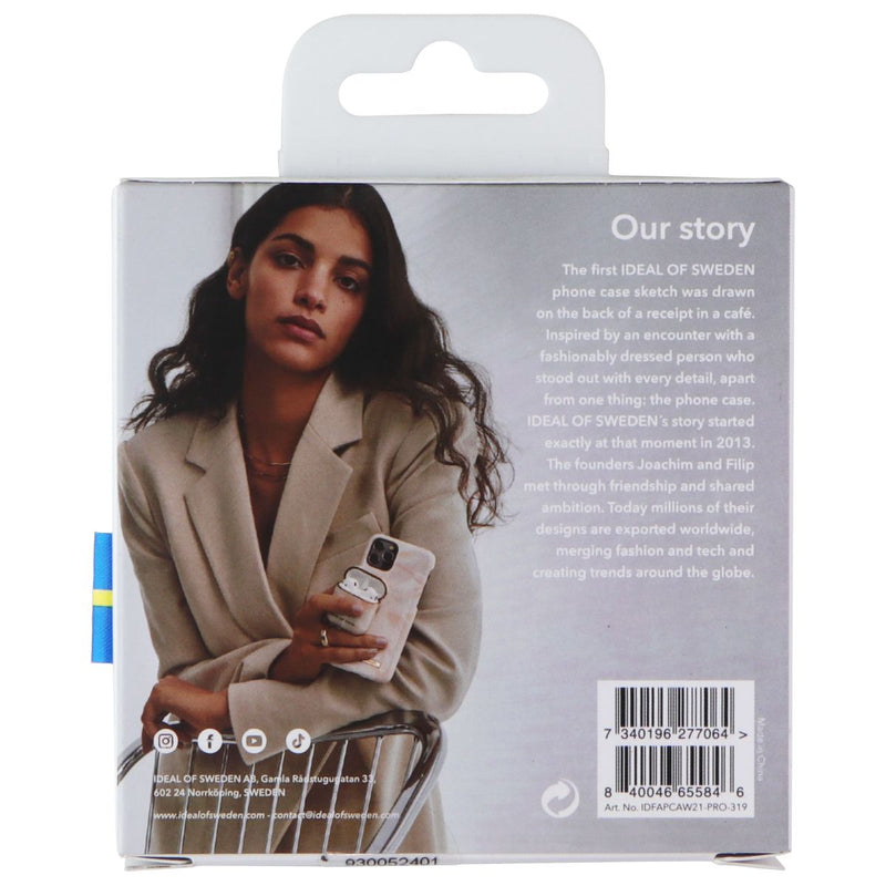 IDEAL OF SWEDEN Printed Case for Apple AirPods Pro 2/1 Gen - Golden Ruby Marble